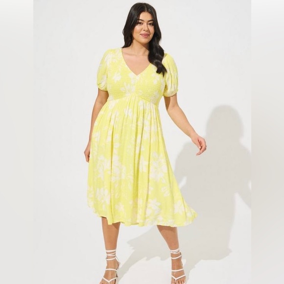 NWT Torrid Midi Dress - Picture 2 of 5